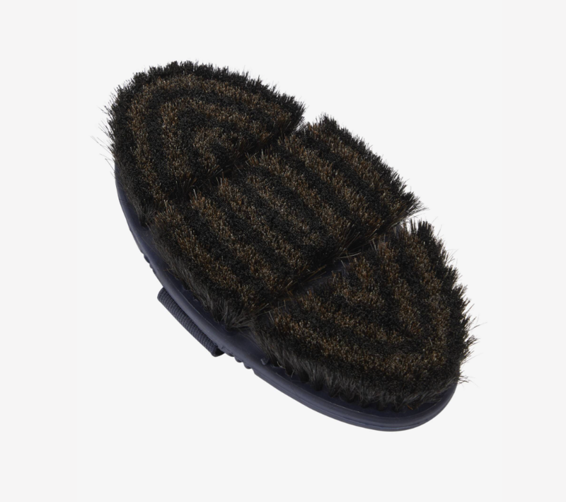 LeMieux Flexi Horse Hair Body Brush - Navy